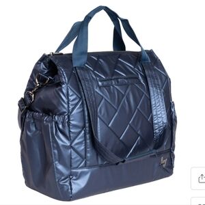 $72 Retail NWT Lug Baby Yacht Tote In Metallic Indigo